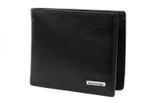 bruno banani Gift Set Horizontal Wallet / Keychain Black Black