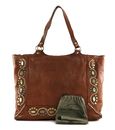 CAMPOMAGGI Cassiopea Shopping Bag Cognac