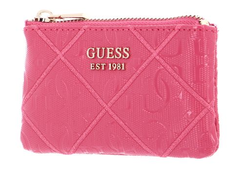 GUESS Caddie Zip Pouch Magenta