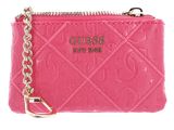 GUESS Caddie Zip Pouch Magenta GUESS Caddie Zip Pouch Magenta
