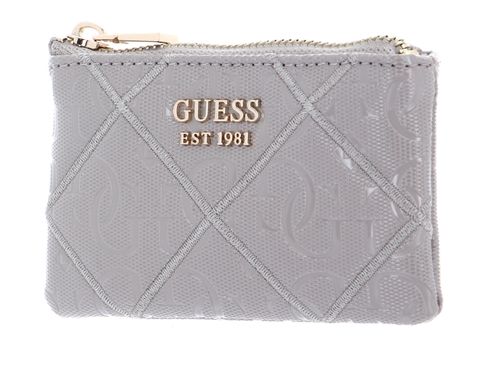 GUESS Caddie Zip Pouch Taupe