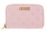 GUESS Geva SLG Medium Zip Around Wallet Rose Logo GUESS Geva SLG Medium Zip Around Wallet Rose Logo