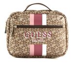 GUESS Wilder Tech Organizer Taupe Logo