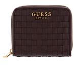 GUESS Lisbet SLG Small Zip Around Wallet Mahogany GUESS Lisbet SLG Small Zip Around Wallet Mahogany