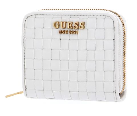 GUESS Lisbet SLG Small Zip Around Wallet Stone