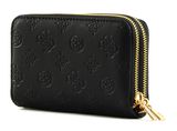 GUESS Geva SLG Medium Zip Around Wallet Black Logo