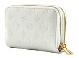GUESS Geva SLG Medium Zip Around Wallet White Logo