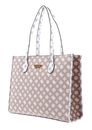 GUESS Silvana Girlfriend Tote Rosewood Logo Multi GUESS Silvana Girlfriend Tote Rosewood Logo Multi