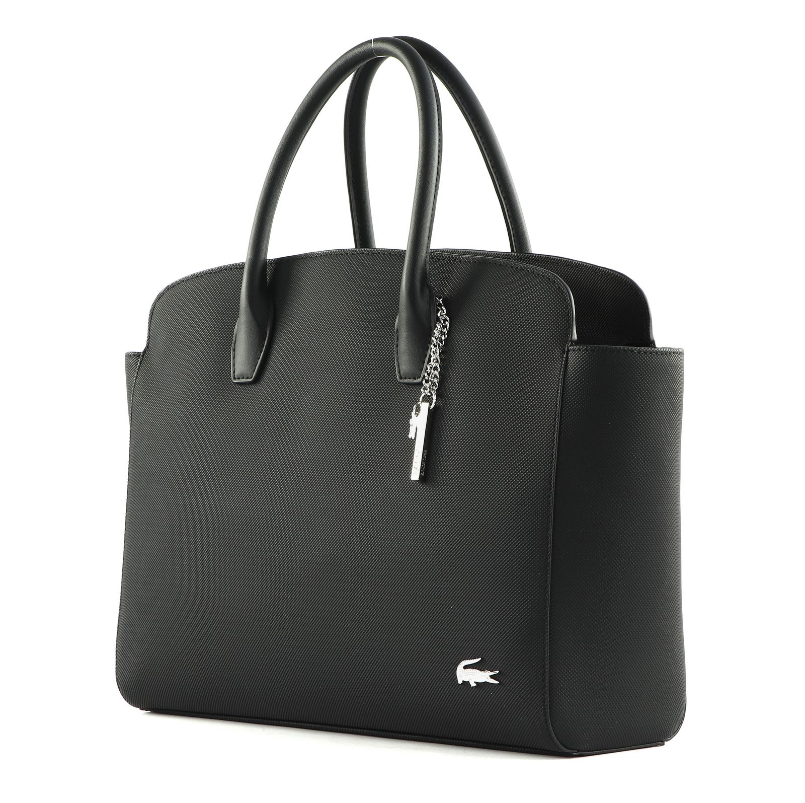 Lacoste hot sale black leather