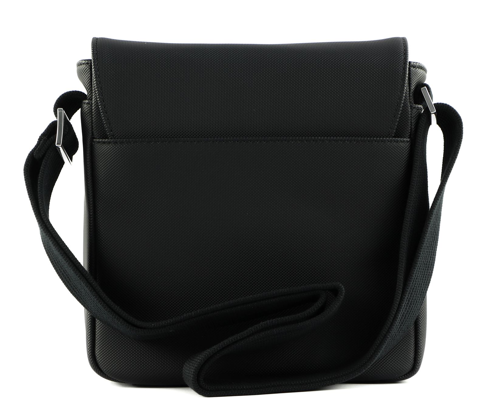 LACOSTE cross body bag Men's Classic Flap Crossover Bag Noir | Buy bags ...