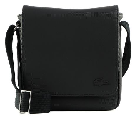 LACOSTE Men's Classic Flap Crossover Bag Noir