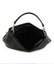 abro Leather Dalia Hobo Bag Kaia Black / Gold