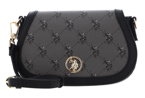 U.S. POLO ASSN. Hampton Flap Crossbody Black