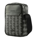 LACOSTE The Blend vertical Camera Bag Monogram Noir Gris LACOSTE The Blend vertical Camera Bag Monogram Noir Gris