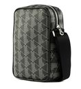 LACOSTE The Blend vertical Camera Bag Monogram Noir Gris LACOSTE The Blend vertical Camera Bag Monogram Noir Gris