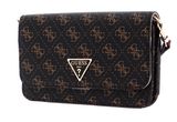 GUESS Noelle Xbody Flap Organizer Brown GUESS Noelle Xbody Flap Organizer Brown
