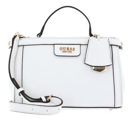 GUESS Eco Angy Society Satchel White