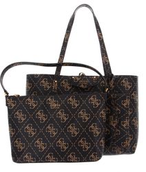 GUESS ハンドバック ECO BRENTON TOTE Amazon.com: GUESS Womens Eco Brenton tote, Brown Logo, One