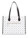 GUESS Silvana Girlfriend Tote White Logo Multi GUESS Silvana Girlfriend Tote White Logo Multi