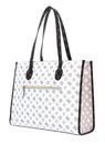 GUESS Silvana Girlfriend Tote White Logo Multi GUESS Silvana Girlfriend Tote White Logo Multi