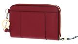PIQUADRO Circle Zip Around Wallet Pochette Cherry Red PIQUADRO Circle Zip Around Wallet Pochette Cherry Red
