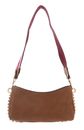 GUESS Radar Top Zip Shoulder Bag Cognac GUESS Radar Top Zip Shoulder Bag Cognac