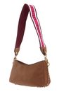 GUESS Radar Top Zip Shoulder Bag Cognac GUESS Radar Top Zip Shoulder Bag Cognac