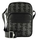 LACOSTE The Blend Crossover Bag S Monogram Noir Gris LACOSTE The Blend Crossover Bag S Monogram Noir Gris