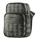 LACOSTE The Blend Crossover Bag S Monogram Noir Gris LACOSTE The Blend Crossover Bag S Monogram Noir Gris