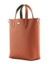 LACOSTE Anna Vertical Shopping Bag Rooibos Tea Eco Iron Gate