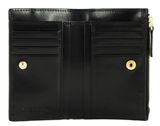 THE BRIDGE Lucrezia WOW Lady Wallet Nero ORO THE BRIDGE Lucrezia WOW Lady Wallet Nero ORO