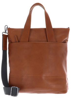 LEONHARD HEYDEN Hamburg Shopper Cognac