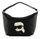 KARL LAGERFELD K / Ikonik 2.0 Lea Zip Shoulderbag Grainy Black