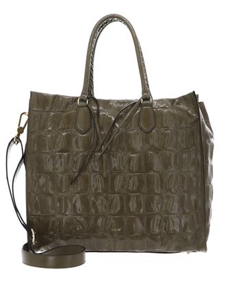abro Leather Primitivo Shopper Kaia Big XS Siena