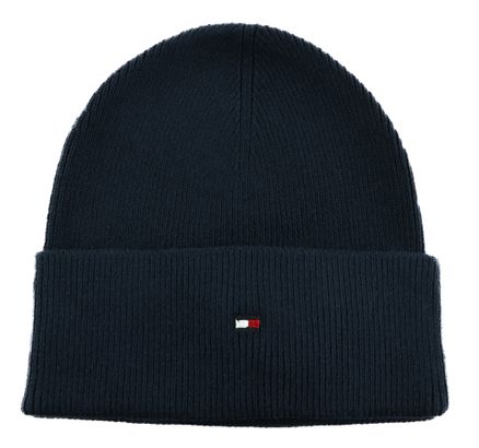 TOMMY HILFIGER Essential Flag Beanie Space Blue