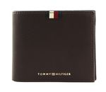 TOMMY HILFIGER TH Premium Corporate Leather CC and Coin Coffee Bean