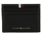 TOMMY HILFIGER TH Premium Corporate Leather CC Holder Black TOMMY HILFIGER TH Premium Corporate Leather CC Holder Black
