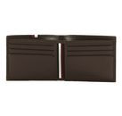 TOMMY HILFIGER TH Premium Corporate Leather Mini CC Wallet Coffee Bean TOMMY HILFIGER TH Premium Corporate Leather Mini CC Wallet Coffee Bean