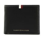 TOMMY HILFIGER TH Premium Corporate Leather Mini CC Wallet Black TOMMY HILFIGER TH Premium Corporate Leather Mini CC Wallet Black