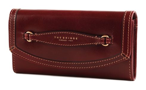 THE BRIDGE Bettina Lady Wallet Chianti Bordeaux Oro