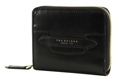 THE BRIDGE Lucrezia Lady Wallet Nero ORO