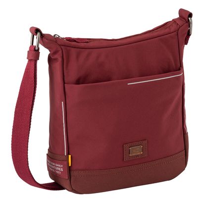 camel active City BB Cross Bag M Dark Red