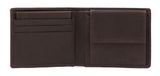 PIQUADRO Piquadro Collection Wallet with Coin Pocket RFID Darkbrown