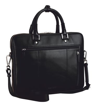 LEONHARD HEYDEN Montreal Briefcase 1 Compartment Black
