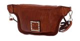 CAMPOMAGGI Nemesi Waist Bag Mini Bianco + Beige + T / Cognac CAMPOMAGGI Nemesi Waist Bag Mini Bianco + Beige + T / Cognac