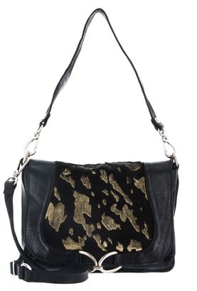 CAMPOMAGGI Nemesi Crossbody Bag S Cioccolato + Oro + T / Nero