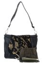 CAMPOMAGGI Nemesi Crossbody Bag S Cioccolato + Oro + T / Nero