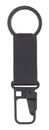 PIQUADRO Aye Leather Keychain With Carabiner Hook Nero PIQUADRO Aye Leather Keychain With Carabiner Hook Nero