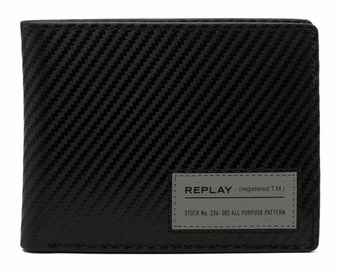 REPLAY Wallet Black