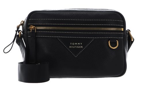 TOMMY HILFIGER TH Premium Leather Camera Bag Black